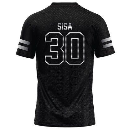 Arkansas State - NCAA Football : Damon Sisa - Melange Black Football Jersey