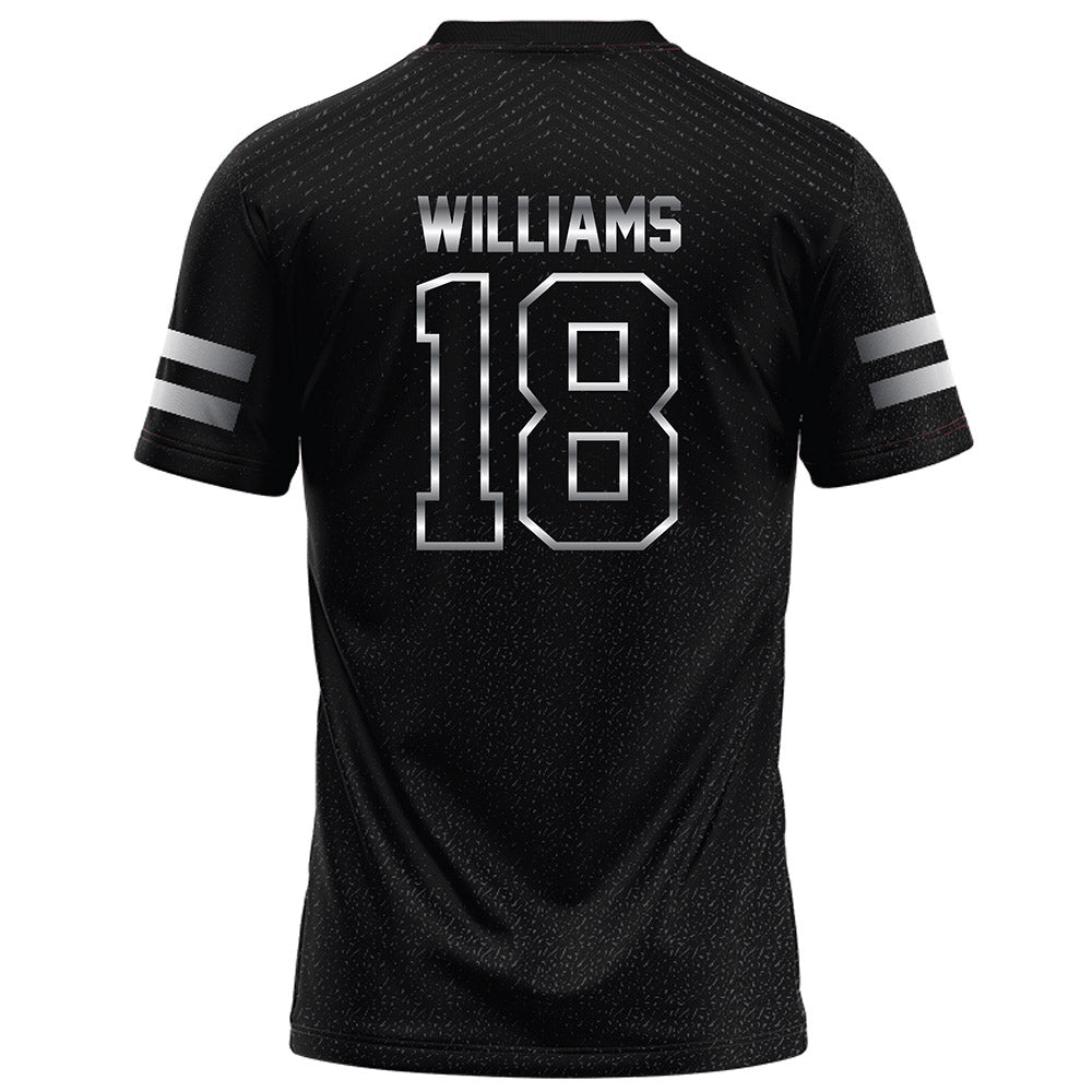 Arkansas State - NCAA Football : Kyle Williams - Melange Black Football Jersey