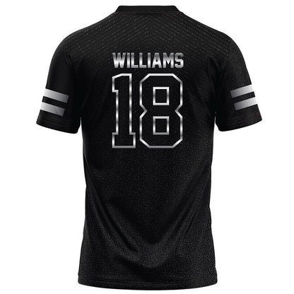 Arkansas State - NCAA Football : Kyle Williams - Melange Black Football Jersey