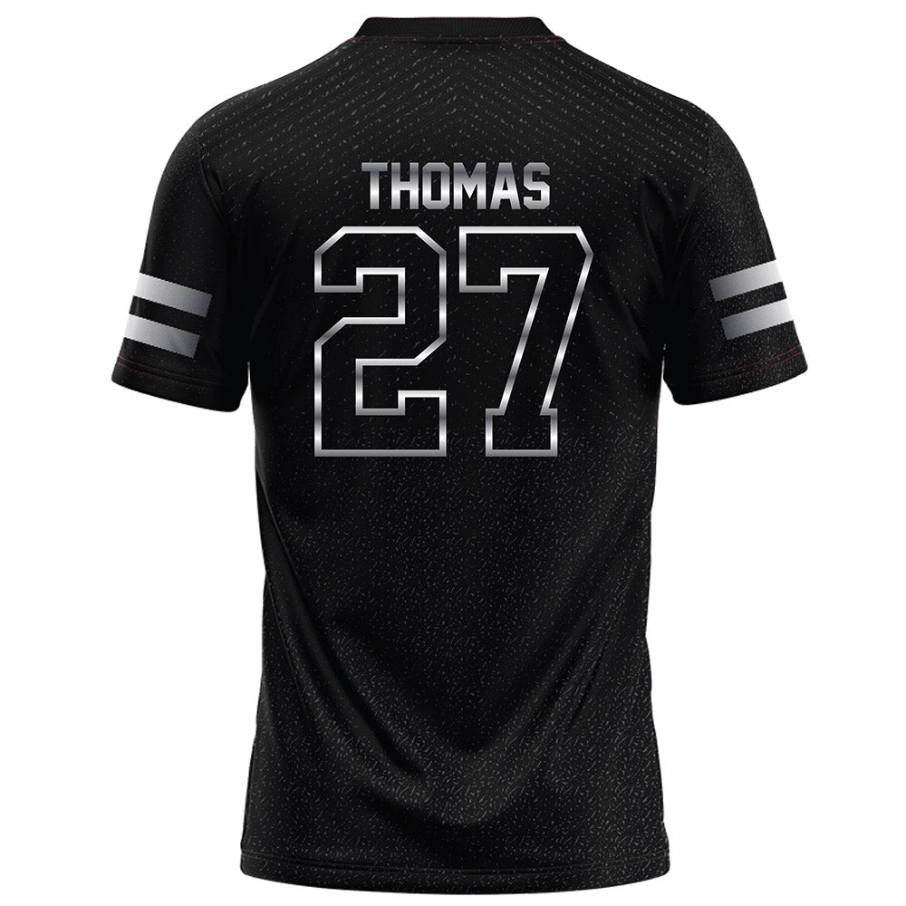 Arkansas State - NCAA Football : AJ Thomas - Melange Black Football Jersey-1