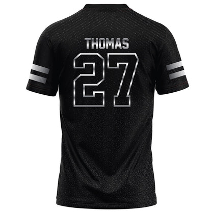 Arkansas State - NCAA Football : AJ Thomas - Melange Black Football Jersey-1