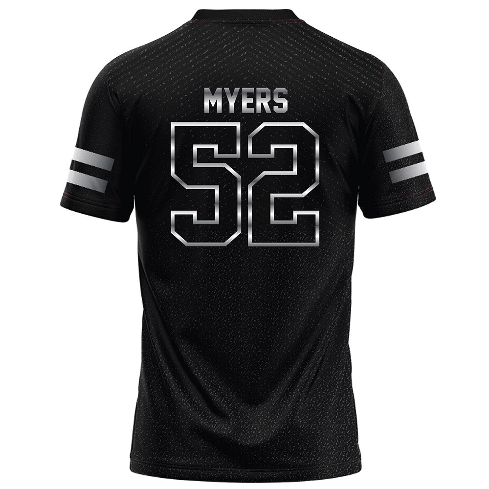 Arkansas State - NCAA Football : Mason Myers - Melange Black Football Jersey