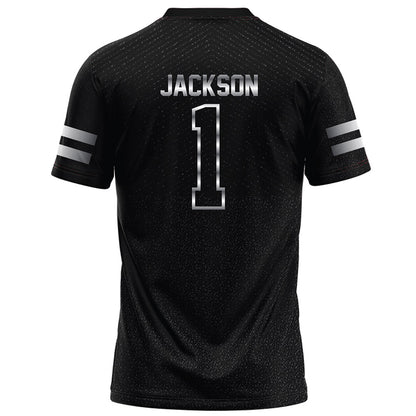 Arkansas State - NCAA Football : Braden Jackson - Melange Black Football Jersey-1