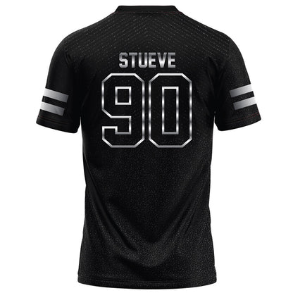 Arkansas State - NCAA Football : Lincoln Stueve - Melange Black Football Jersey-1