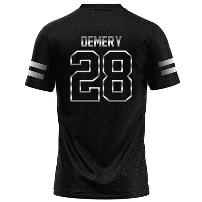 Arkansas State - NCAA Football : Daniel Demery - Melange Black Football Jersey-1