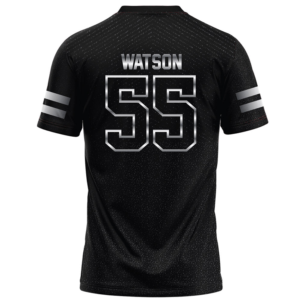 Arkansas State - NCAA Football : Aleric Watson - Melange Black Football Jersey-1