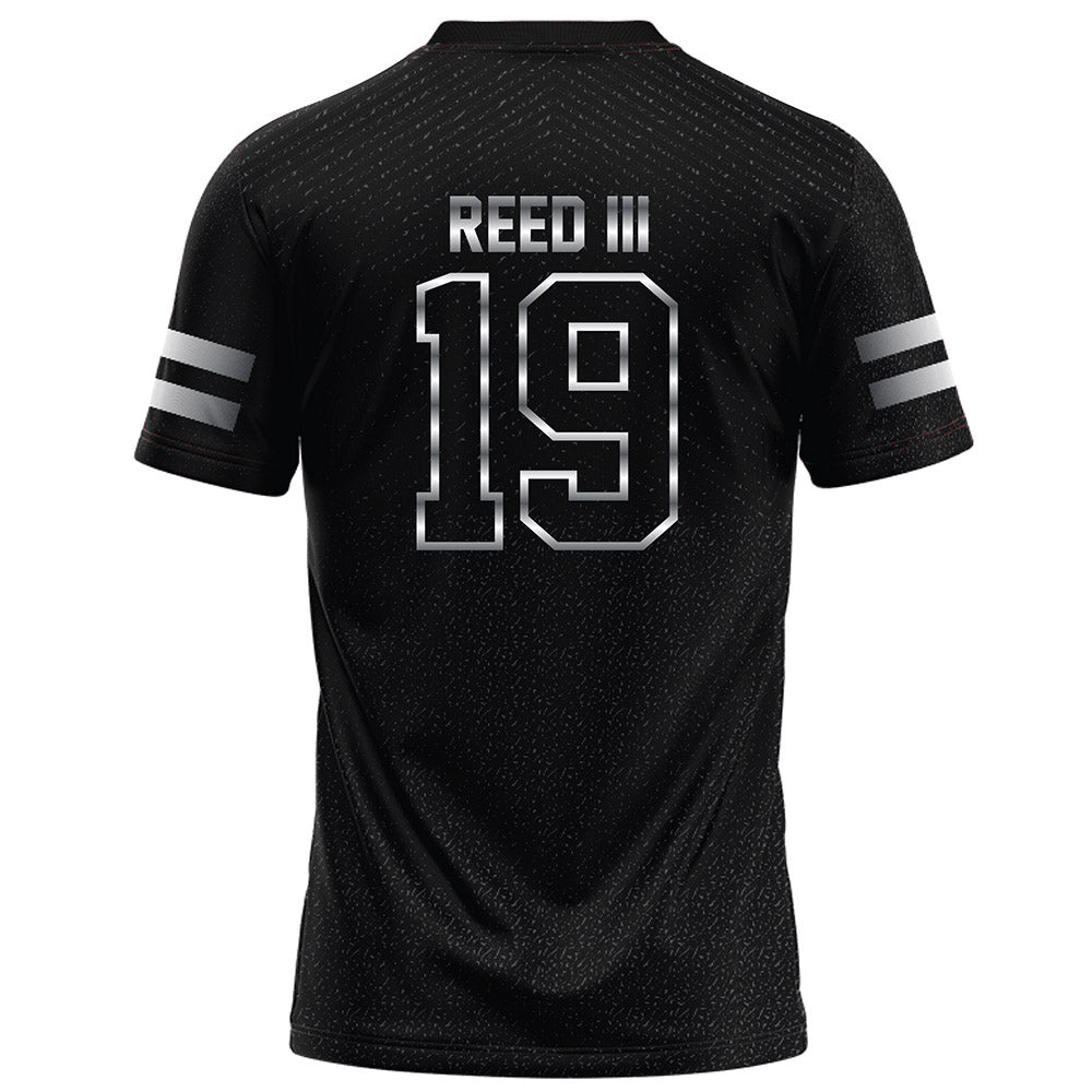 Arkansas State - NCAA Football : James Reed III - Melange Black Football Jersey