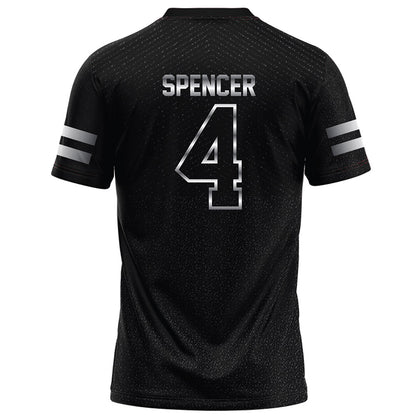 Arkansas State - NCAA Football : Devin Spencer - Melange Black Football Jersey-1