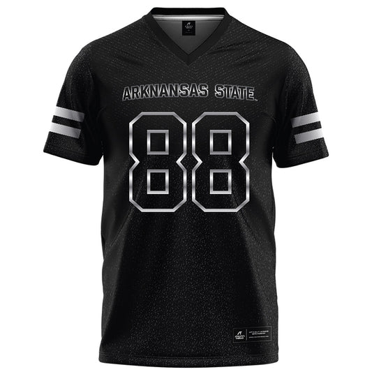 Arkansas State - NCAA Football : Andrew Staten - Melange Black Football Jersey-0