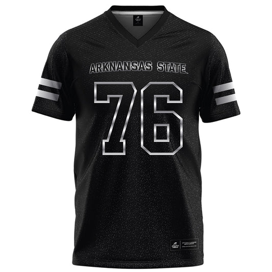 Arkansas State - NCAA Football : Trason Hunt - Melange Black Football Jersey