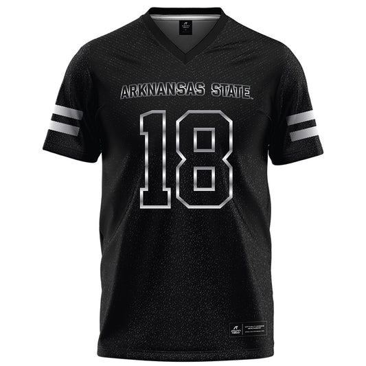 Arkansas State - NCAA Football : Malekhi Weedon - Melange Black Football Jersey-0