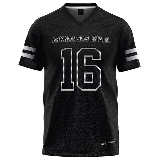 Arkansas State - NCAA Football : Chauncy Cobb - Melange Black Football Jersey