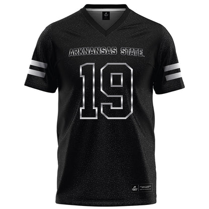 Arkansas State - NCAA Football : James Reed III - Melange Black Football Jersey