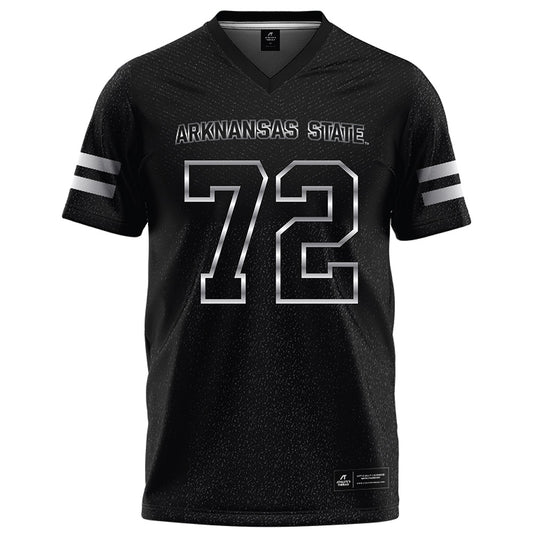 Arkansas State - NCAA Football : Sterling Wiggins - Melange Black Football Jersey-0