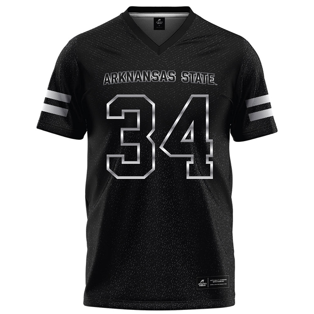 Arkansas State - NCAA Football : Marquis Williams - Melange Black Football Jersey-0