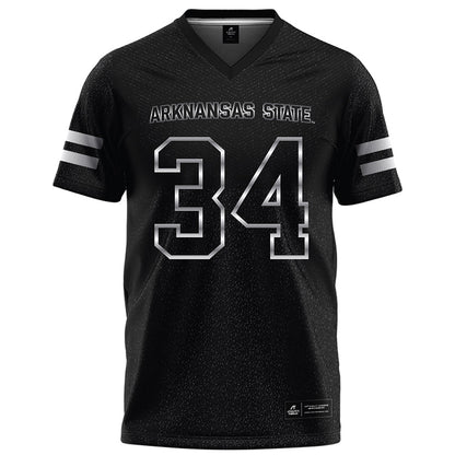 Arkansas State - NCAA Football : Marquis Williams - Melange Black Football Jersey-0
