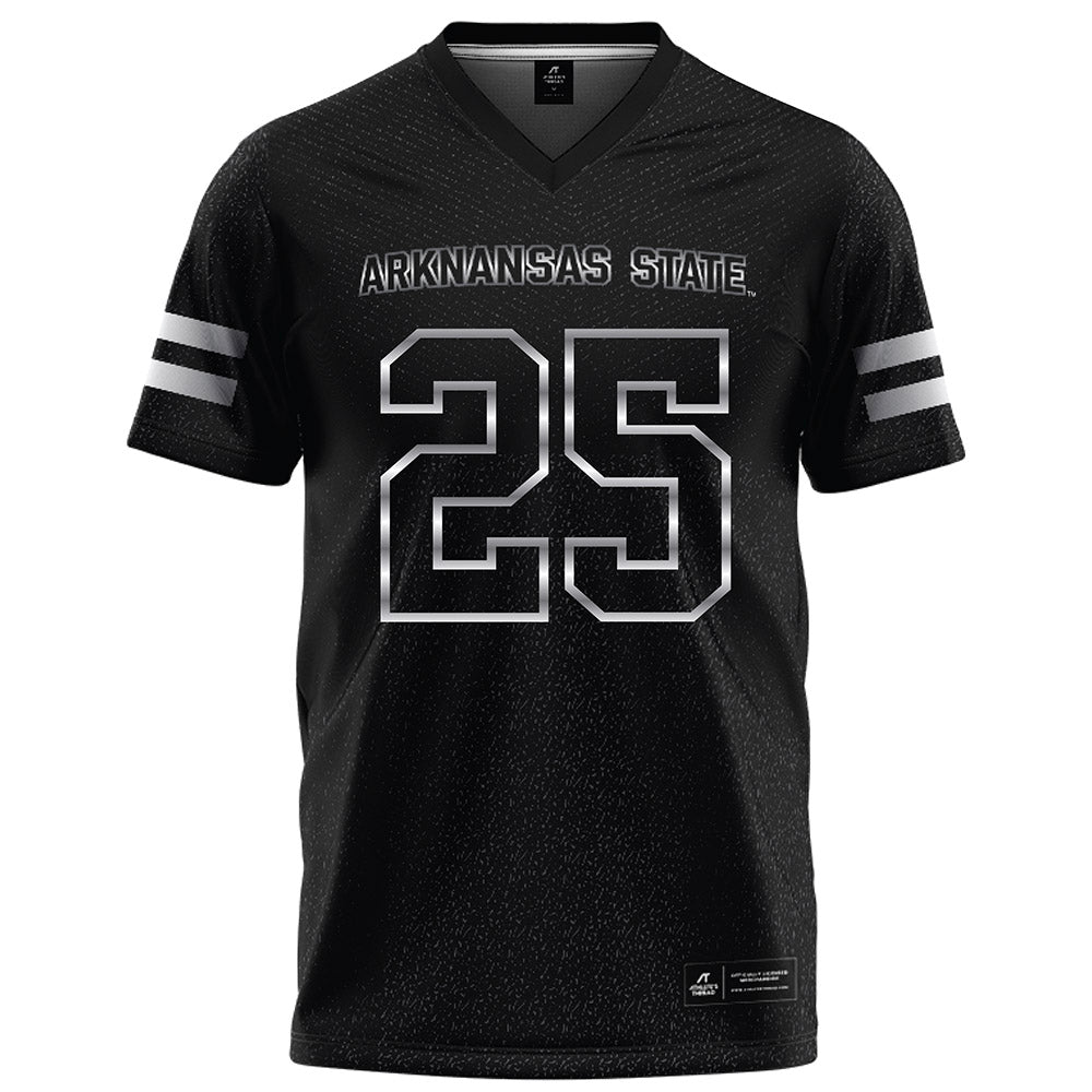 Arkansas State - NCAA Football : Clayton Amaya - Melange Black Football Jersey-0