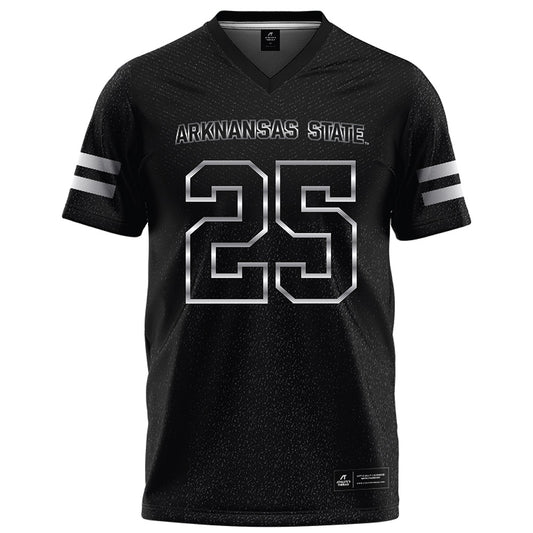 Arkansas State - NCAA Football : Clayton Amaya - Melange Black Football Jersey-0