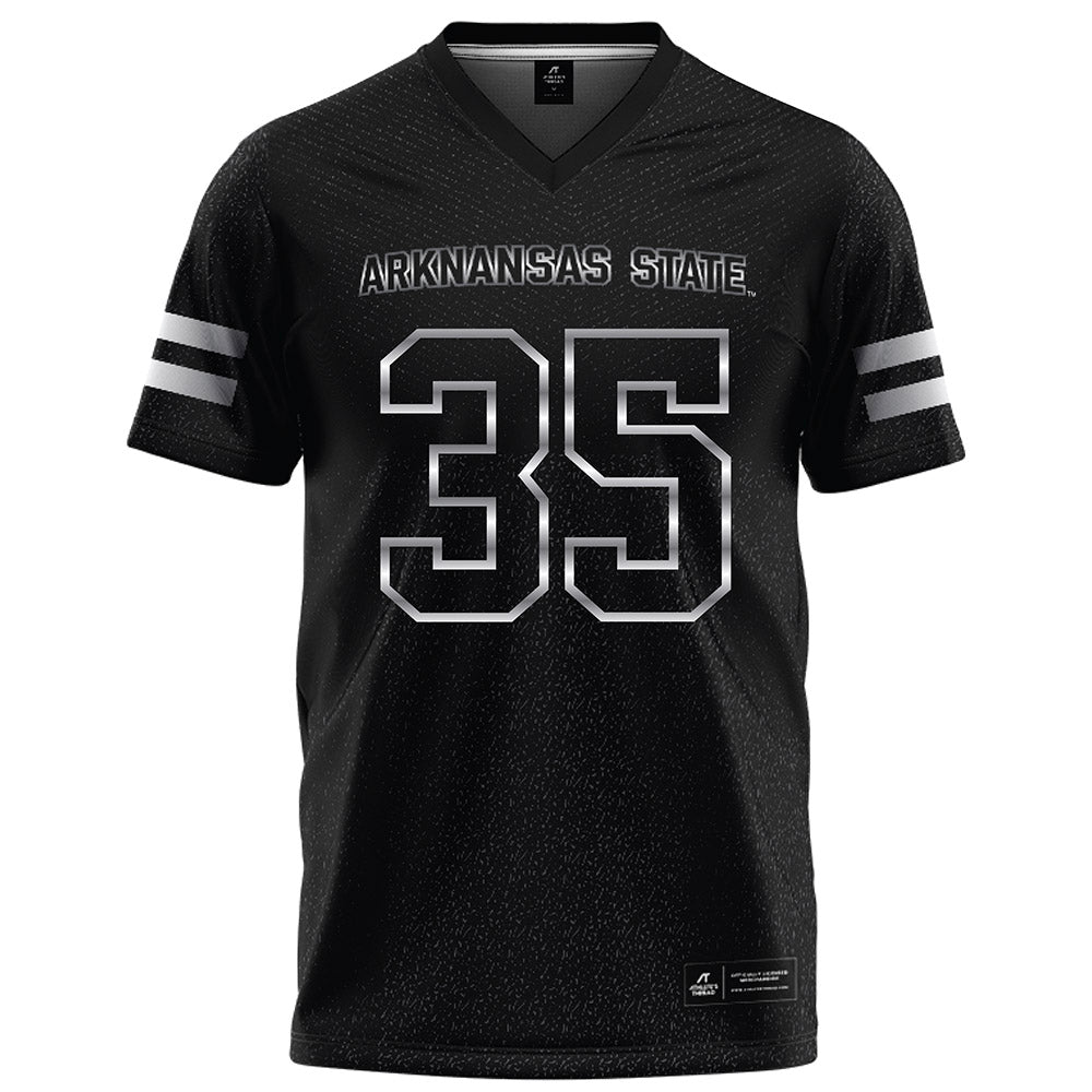 Arkansas State - NCAA Football : Rasheem Turner - Melange Black Football Jersey-0
