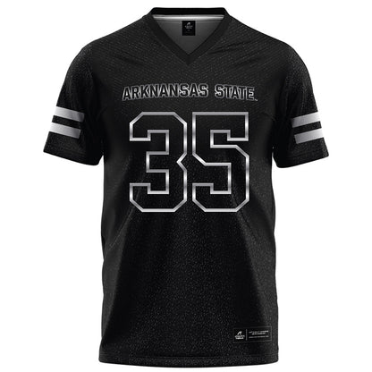 Arkansas State - NCAA Football : Rasheem Turner - Melange Black Football Jersey-0