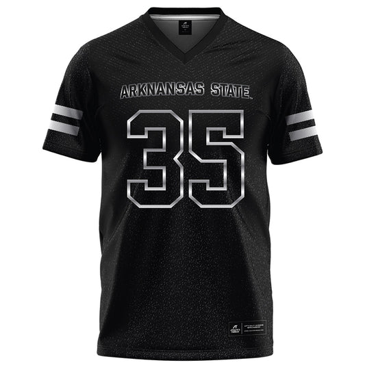 Arkansas State - NCAA Football : Rasheem Turner - Melange Black Football Jersey-0
