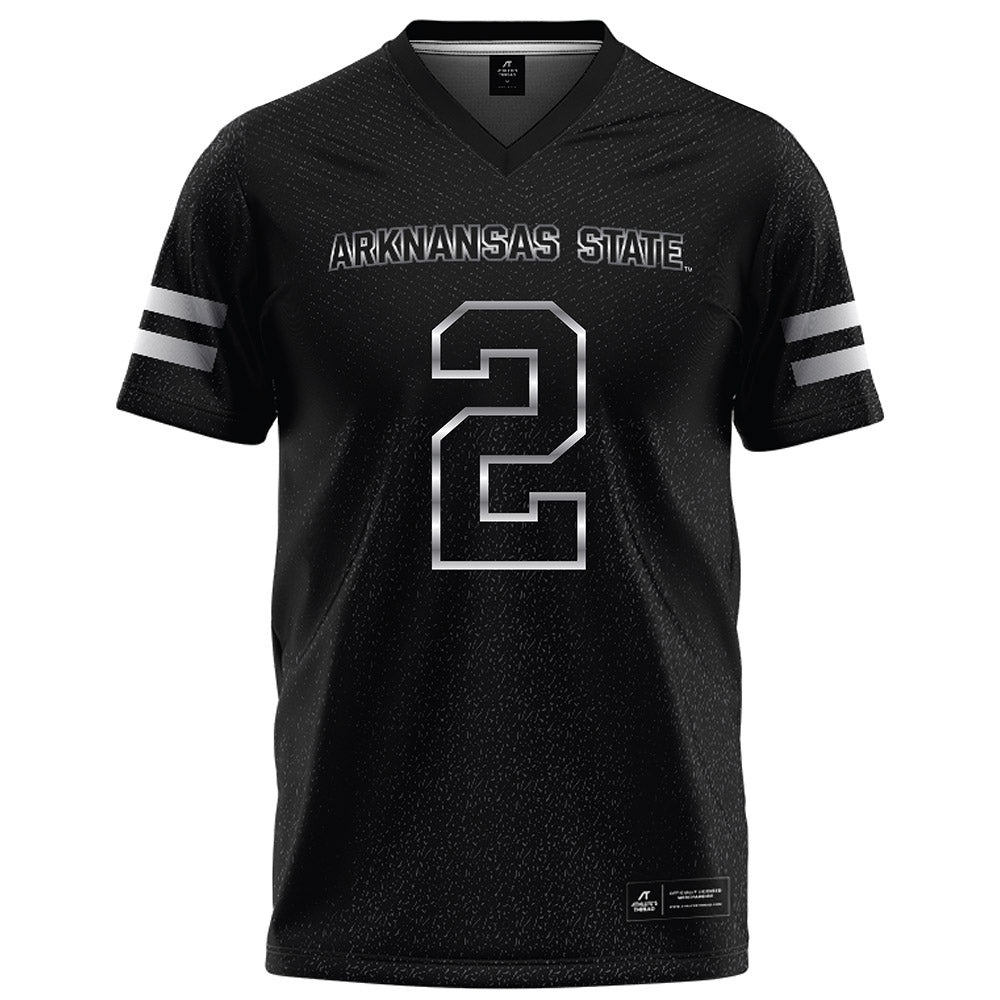 Arkansas State - NCAA Football : Chauncy Cobb - Melange Black Football Jersey-0