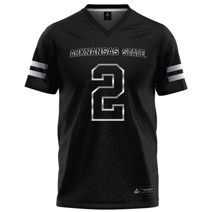 Arkansas State - NCAA Football : Chauncy Cobb - Melange Black Football Jersey-0
