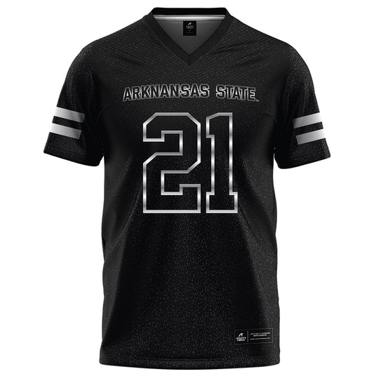 Arkansas State - NCAA Football : Deshaun Fedd - Melange Black Football Jersey-0