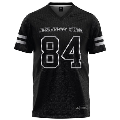 Arkansas State - NCAA Football : Reed Linder - Melange Black Football Jersey
