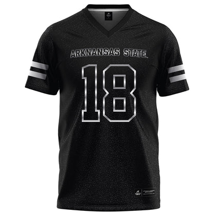 Arkansas State - NCAA Football : Kyle Williams - Melange Black Football Jersey