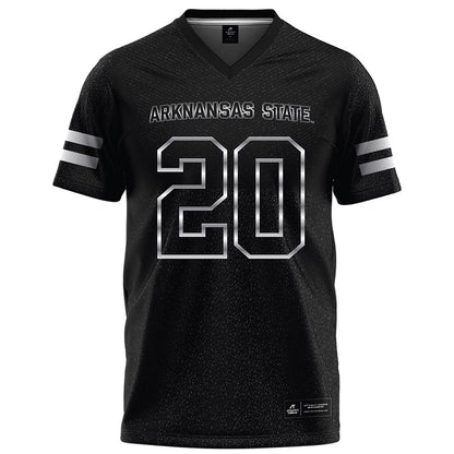 Arkansas State - NCAA Football : TJ Grant - Melange Black Football Jersey-0