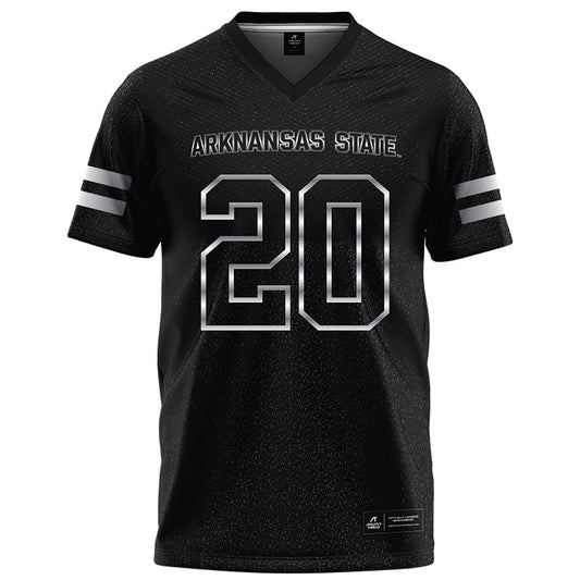 Arkansas State - NCAA Football : TJ Grant - Melange Black Football Jersey-0