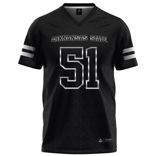 Arkansas State - NCAA Football : Cade Channell - Melange Black Football Jersey-0