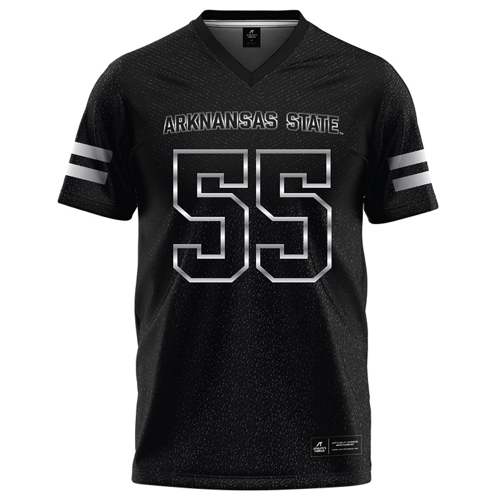 Arkansas State - NCAA Football : Aleric Watson - Melange Black Football Jersey-0