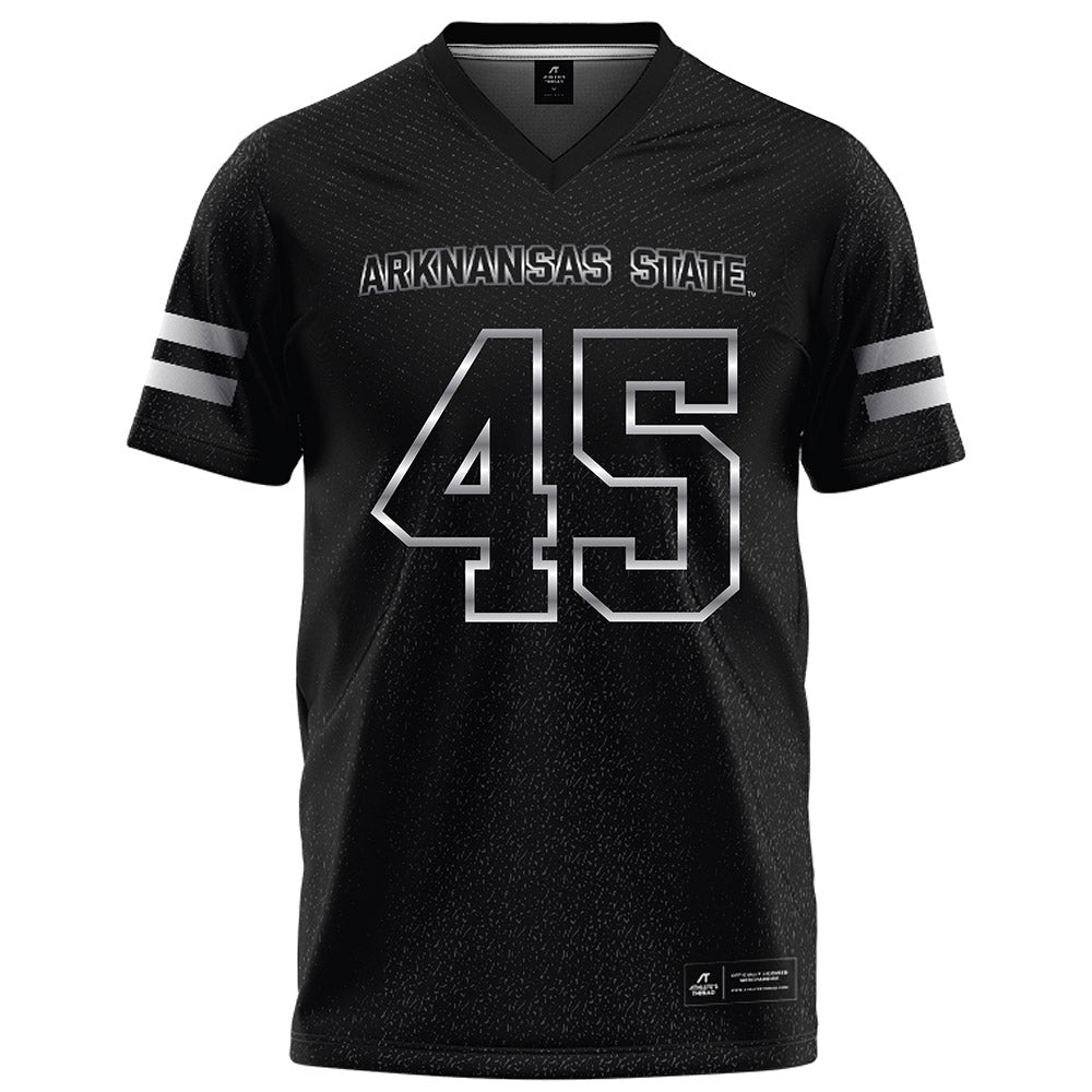 Arkansas State - NCAA Football : Nicolas Kalume - Melange Black Football Jersey-0