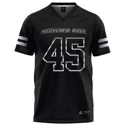 Arkansas State - NCAA Football : Nicolas Kalume - Melange Black Football Jersey-0