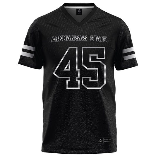 Arkansas State - NCAA Football : Nicolas Kalume - Melange Black Football Jersey-0