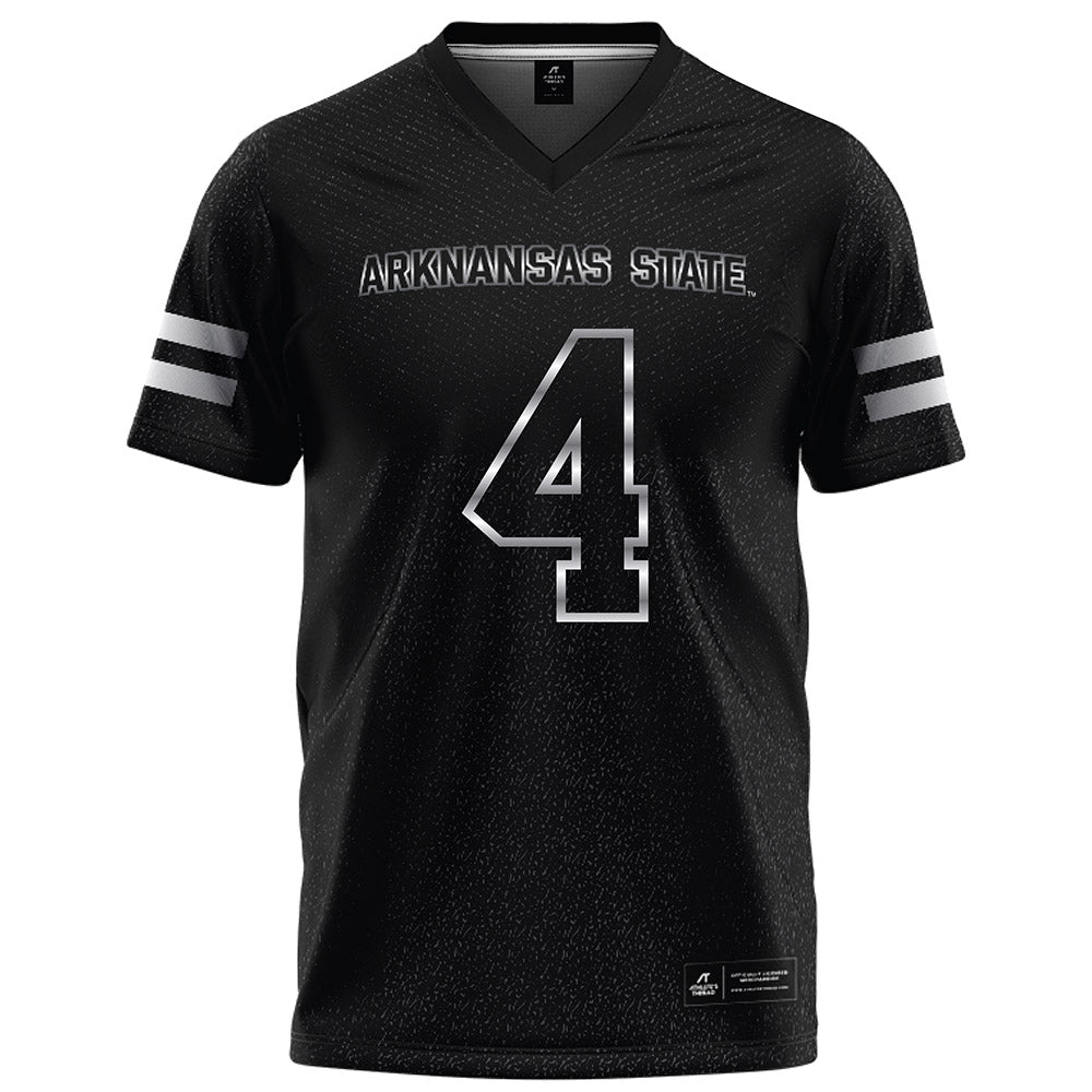 Arkansas State - NCAA Football : Devin Spencer - Melange Black Football Jersey-0