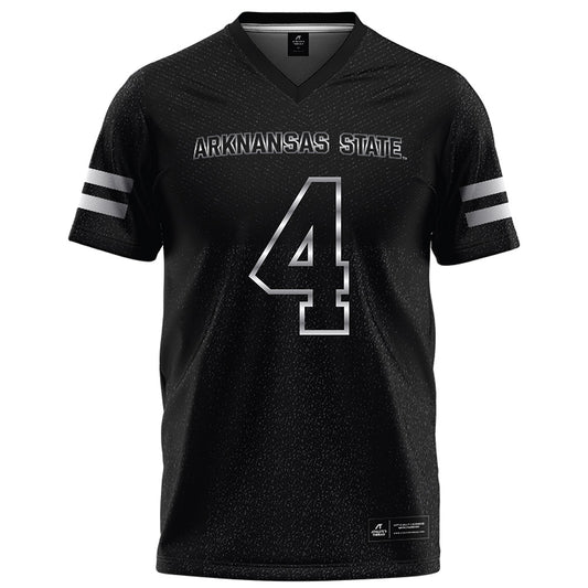 Arkansas State - NCAA Football : Devin Spencer - Melange Black Football Jersey-0