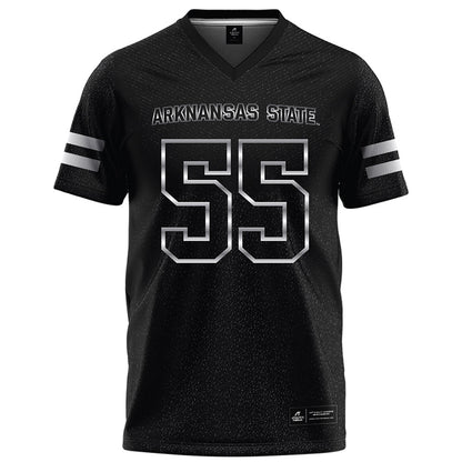 Arkansas State - NCAA Football : Aleric Watson - Melange Black Football Jersey-0