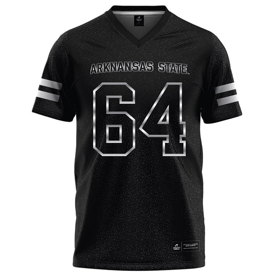 Arkansas State - NCAA Football : Noah Hacker - Melange Black Football Jersey-0