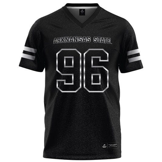 Arkansas State - NCAA Football : Ronnie Blossom - Melange Black Football Jersey-0