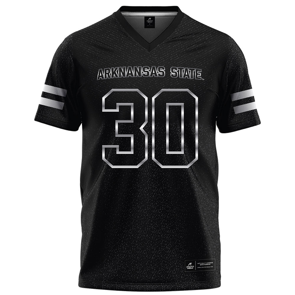 Arkansas State - NCAA Football : Damon Sisa - Melange Black Football Jersey