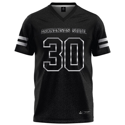Arkansas State - NCAA Football : Damon Sisa - Melange Black Football Jersey
