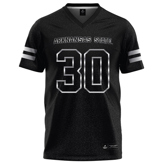 Arkansas State - NCAA Football : Damon Sisa - Melange Black Football Jersey