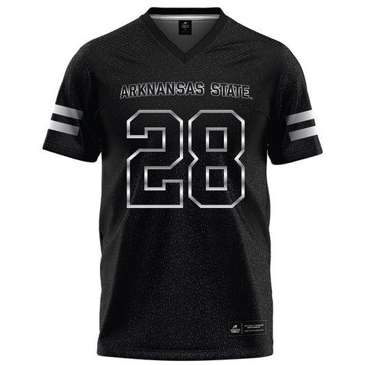 Arkansas State - NCAA Football : Daniel Demery - Melange Black Football Jersey-0