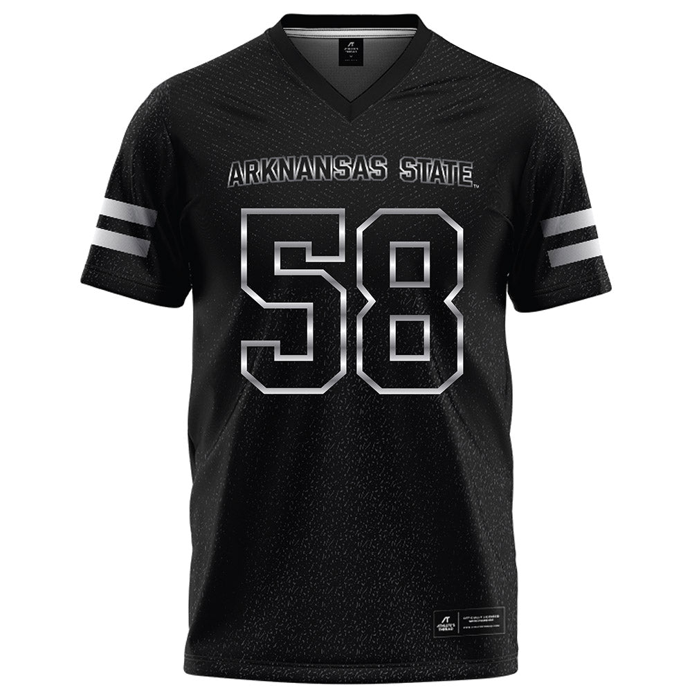 Arkansas State - NCAA Football : Cameron Ambrose - Melange Black Football Jersey