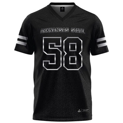 Arkansas State - NCAA Football : Cameron Ambrose - Melange Black Football Jersey
