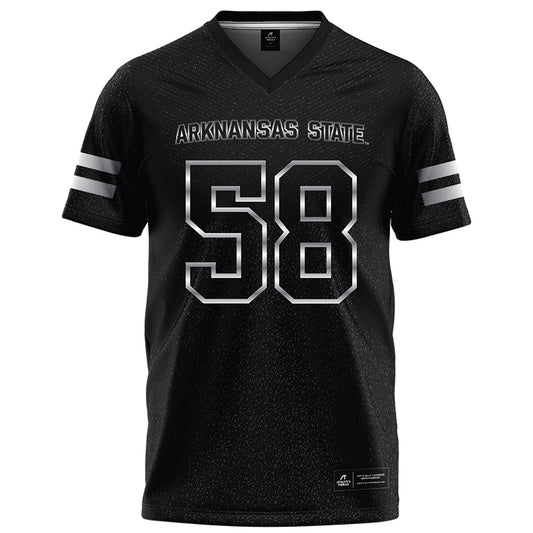 Arkansas State - NCAA Football : Cameron Ambrose - Melange Black Football Jersey