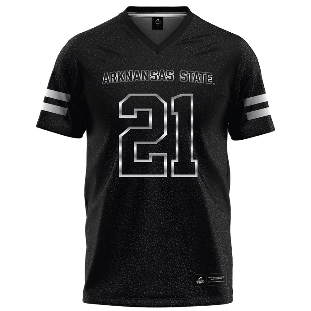 Arkansas State - NCAA Football : Deshaun Fedd - Melange Black Football Jersey-0